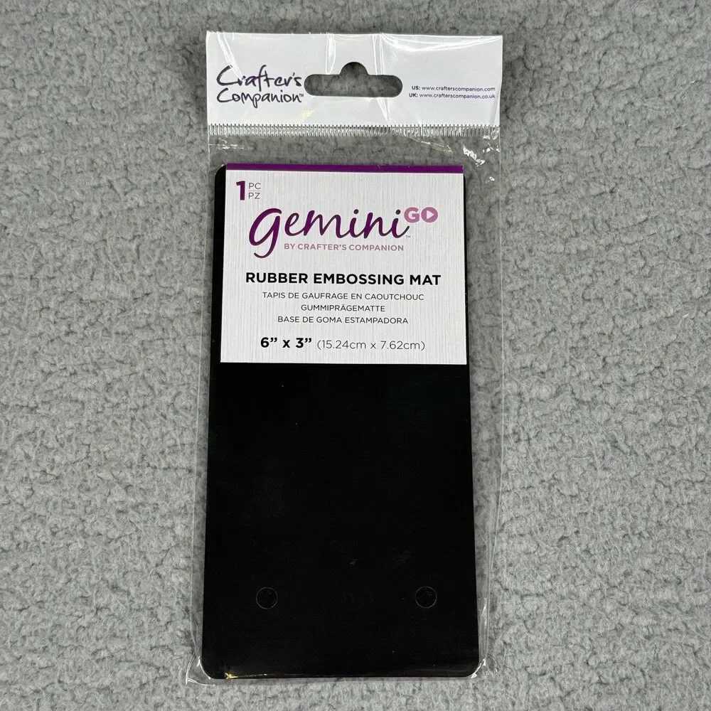 Crafters Companion Gemini GO Bundle Cutting Plates Shims Embossing Mat 6x3 Lot